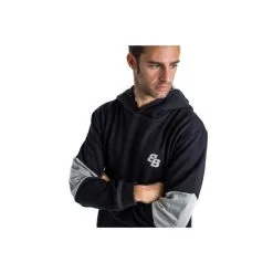 Sudadera con Capucha BELÉN BERBEL para Pádel y Tenis - Hombre - Dark BB