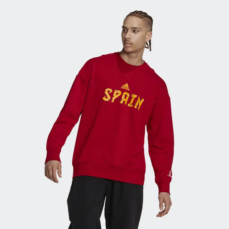 ADIDAS Sudadera Cuello Redondo Copa Mundial De La FIFA 2022™ España - Ropa de Fútbol Oficial 3 ADIDAS Sudadera Cuello Redondo Copa Mundial De La FIFA 2022™ España - Ropa de Fútbol Oficial