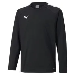 Sudadera De Entrenamiento De Fútbol Niños TeamLIGA PUMA Negra - Ropa Deportiva para Niños
