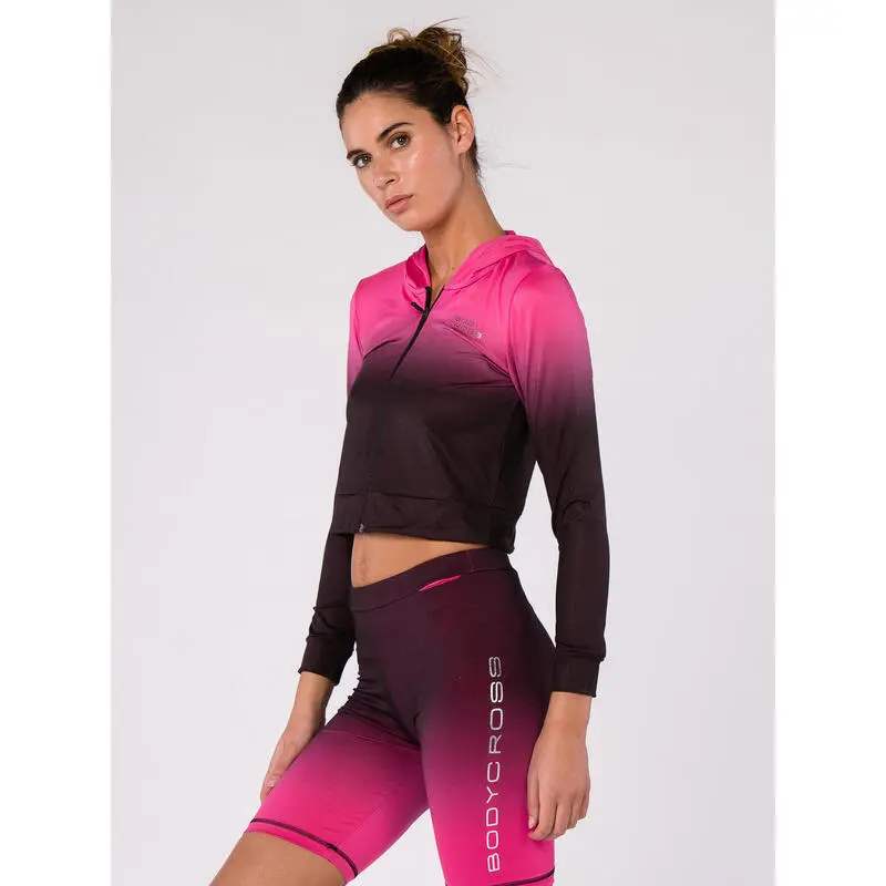 BODYCROSS Sudadera Elea Rosa - Sudadera Deportiva para Running y Lifestyle 5 BODYCROSS Sudadera Elea Rosa - Sudadera Deportiva para Running y Lifestyle - Imagen 3