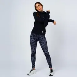 Sudadera Hoodie Running Mujer - Poliéster Reciclado - TRR Negra | THE RUNNING REPUBLIC -Running comercio sudadera hoodie running de poliester reciclado para mujer trr negra 4