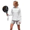 Sudadera Manga Larga De Pádel Royal Padel Blanca Mujer - Comodidad y Estilo -Running comercio sudadera manga larga de padel royal padel blanca mujer