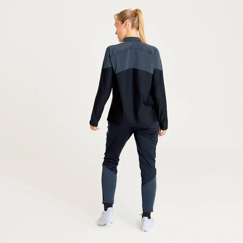 Kipsta Sudadera Mujer Viralto Negro - Ropa de Fútbol Cómoda y Estilosa 4 Kipsta Sudadera Mujer Viralto Negro - Ropa de Fútbol Cómoda y Estilosa - Imagen 2