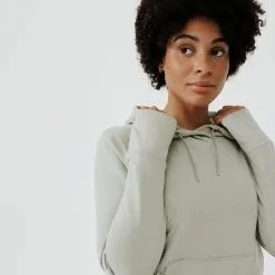 Sudadera Running con Capucha Cálida Mujer Hood 500 Gris - Kalenji 12 Sudadera Running con Capucha Cálida Mujer Hood 500 Gris - Kalenji -Running comercio sudadera running con capucha calida mujer hood 500 gris 4