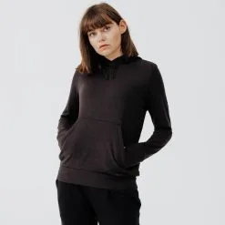 Sudadera Running con Capucha Cálida Mujer Hood 500 Gris - Kalenji 13 Sudadera Running con Capucha Cálida Mujer Hood 500 Gris - Kalenji -Running comercio sudadera running con capucha calida mujer hood 500 negro
