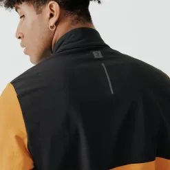 Kalenji Sudadera Running Hombre Manga Larga Cálida Warm 500 Ocre - Ropa Térmica para Otoño/Invierno -Running comercio sudadera running hombre manga larga calida warm 500 ocre 3