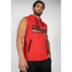 Sudadera Sin Mangas Con Capucha Poliéster Hombre GORILLA WEAR Melbourne Rojo - Musculación/Ropa 10 Sudadera Sin Mangas Con Capucha Poliéster Hombre GORILLA WEAR Melbourne Rojo - Musculación/Ropa -Running comercio sudadera sin mangas con capucha poliester hombre gorilla wear melbourne rojo 3