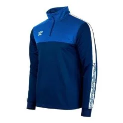 SUDADERA UMBRO COVADONGA NEGRA BLANCO NIÑO - Fútbol/Niños -Running comercio sudadera umbro covadonga marino azul nio