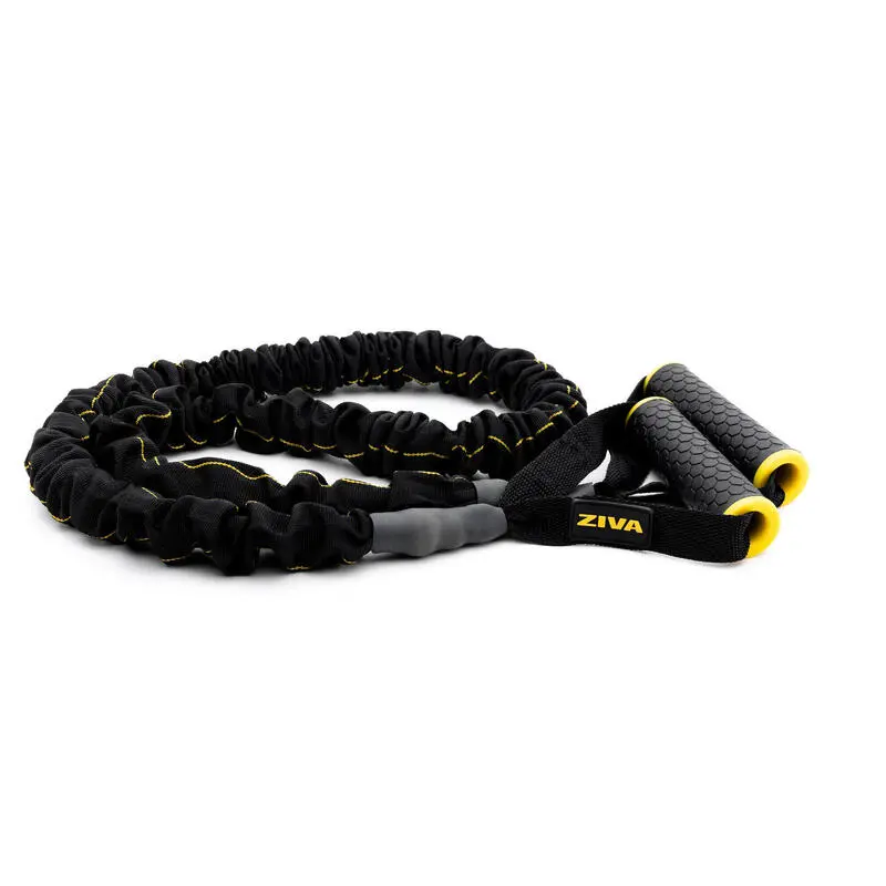 Tubo de Resistencia Recubierto ZIVA Essential PRO - Alta Tensión - Negro - Ideal para Running y Entrenamiento en Casa 3 Tubo de Resistencia Recubierto ZIVA Essential PRO - Alta Tensión - Negro - Ideal para Running y Entrenamiento en Casa