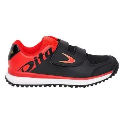 Zapatillas De Hockey Hierba Niños Dita Fix And Go Rojas Negras - Calzado Deportivo de Alta Calidad