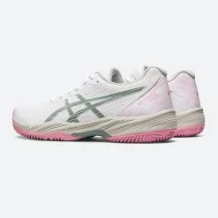 Zapatillas De Pádel Mujer - Asics Gel-Game 9 Blanco/Gris | Novedades 2023 -Running comercio zapatillas de padel mujer asics gel game 9 blancogris 3