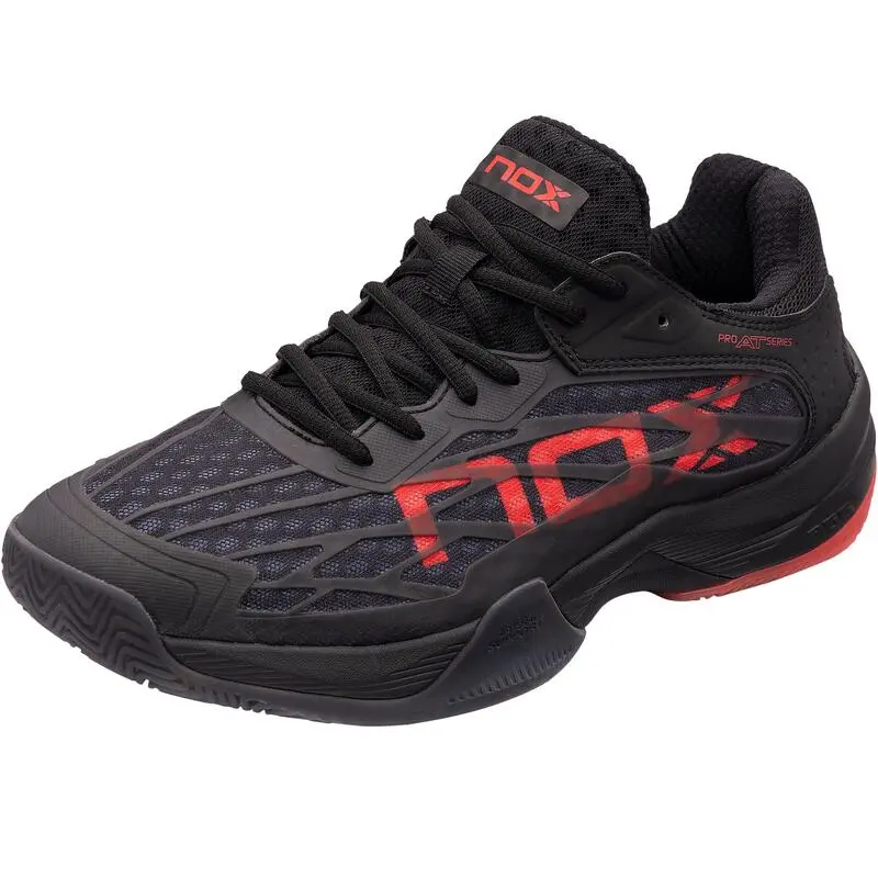 Zapatillas De Pádel Nox AT10 LUX Negro/Rojo - Diseño Premium y Máximo Rendimiento 7 Zapatillas De Pádel Nox AT10 LUX Negro/Rojo - Diseño Premium y Máximo Rendimiento - Imagen 5