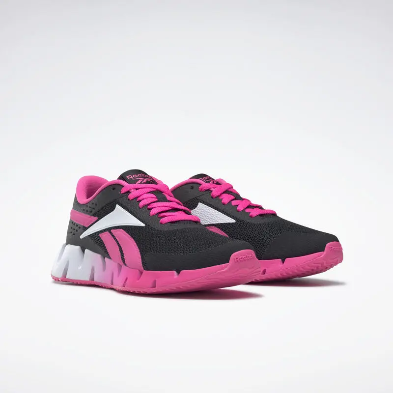 Zapatillas Deportivas Running Mujer Reebok Zig Dynamica 2 Negro Rosa - Ligereza y Estilo 6 Zapatillas Deportivas Running Mujer Reebok Zig Dynamica 2 Negro Rosa - Ligereza y Estilo - Imagen 4