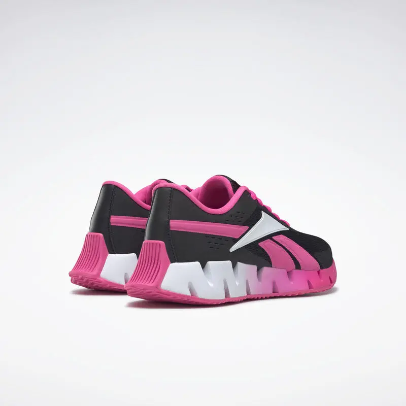 Zapatillas Deportivas Running Mujer Reebok Zig Dynamica 2 Negro Rosa - Ligereza y Estilo 7 Zapatillas Deportivas Running Mujer Reebok Zig Dynamica 2 Negro Rosa - Ligereza y Estilo - Imagen 5