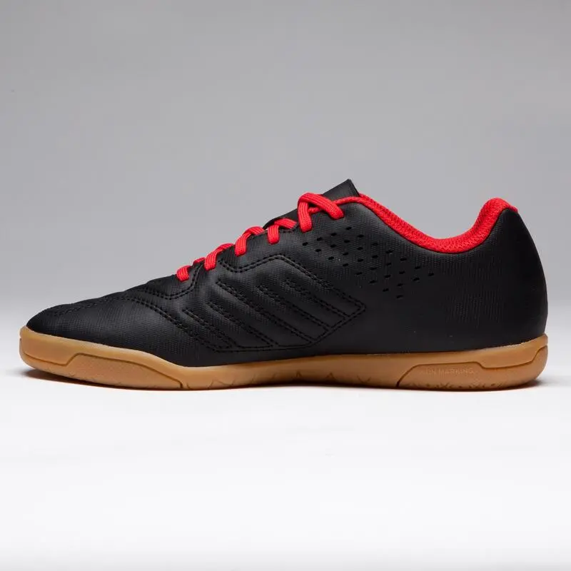 IMVISO Zapatillas Fútbol Sala Niños Kipsta Agility 100 Negro Rojo - Calzado Deportivo para Niños 5 IMVISO Zapatillas Fútbol Sala Niños Kipsta Agility 100 Negro Rojo - Calzado Deportivo para Niños - Imagen 3