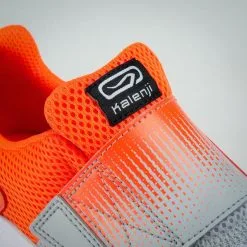 Zapatillas Running Kalenji Easy Niños Naranja/Gris - Decathlon -Running comercio zapatillas running kalenji easy nios naranjagris 4