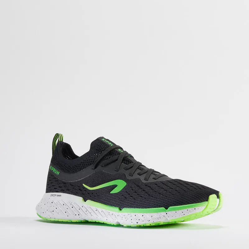 Zapatillas Running Kiprun KN500 Hombre Negro Verde - Ligereza y Comodidad 5 Zapatillas Running Kiprun KN500 Hombre Negro Verde - Ligereza y Comodidad - Imagen 3